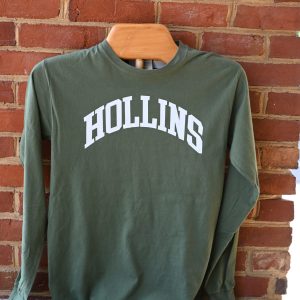 L/S Garment Dyed Green Hollins