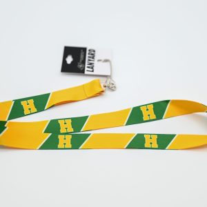 Striped Lanyard w/ H